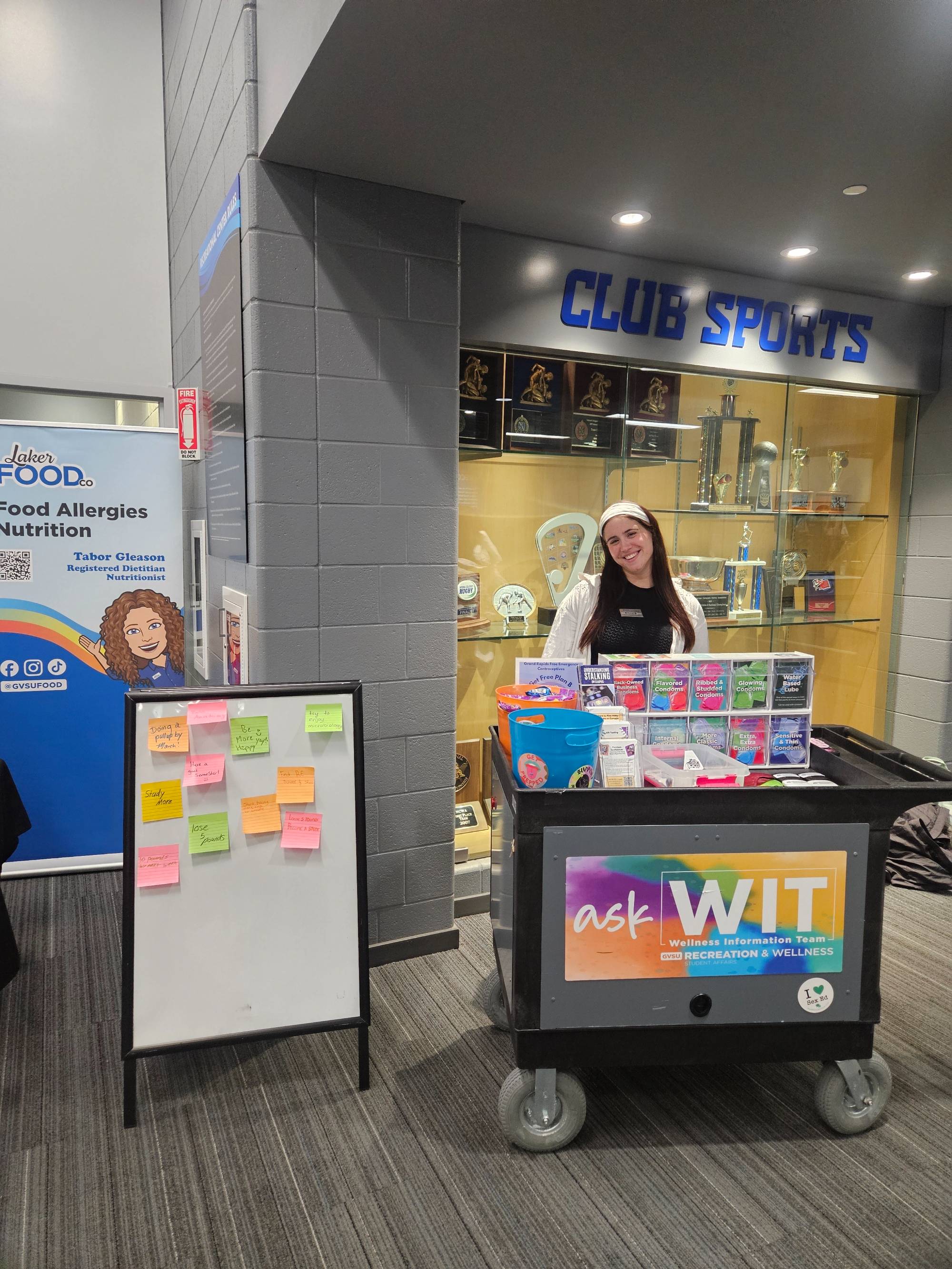 Image of WIT peer educator at Blue Connection